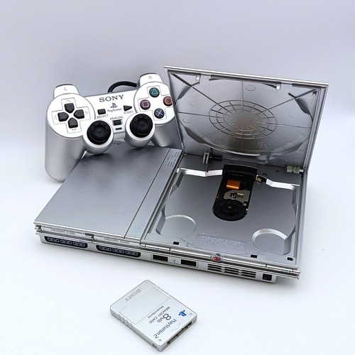 Console sony ps2 slim satin - console,