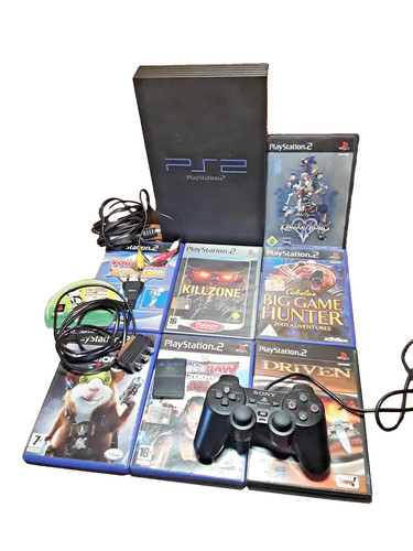 Console playstation fat ps2 - console,
