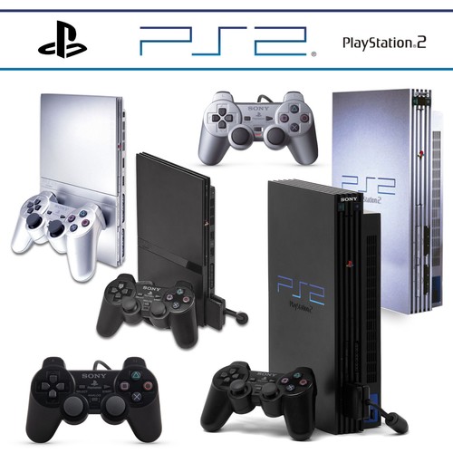 Console playstation ps2 fat - console,